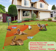 Carica l&#39;immagine nel visualizzatore di Gallery, PewinGo Repellente Gatti, Ultrasuoni Energia Solare Impermeabile... - Ilgrandebazar