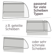 Carica l&#39;immagine nel visualizzatore di Gallery, Parasole da Auto per Bambini con Funzione di Tendina e Ventose | nero - Ilgrandebazar