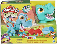 Carica l'immagine nel visualizzatore di Gallery, Hasbro Play-Doh Dino Crew - Il T-Rex Mangione, dinosauro giocattolo con suoni da dinosauro e 3 uova Play-Doh, per bambini dai 3 anni in su