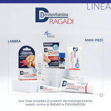 Carica l'immagine nel visualizzatore di Gallery, Ragadi Geloni Crema Mani e Piedi - Crema mani riparatrice e piedi secchi screpolati - Tratta i ragadi geloni con pantenolo e Vitamina E - 75 ml - Dermovitamina
