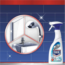 Carica l'immagine nel visualizzatore di Gallery, Viakal Detersivo Anticalcare Spray Fresco Profumo, Maxi Formato 2 Pezzi da 700 ml