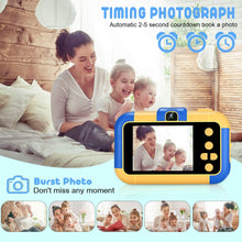 Carica l&#39;immagine nel visualizzatore di Gallery, ASIUR Fotocamera Digitale per Bambini 1080P HD Videocamere Giocattolo Ricaricabili Videocamere per Bambini per Ragazze e Ragazzi 3-8 Anni Compleanno Natale Capodanno Regalo (Blu)