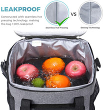Carica l'immagine nel visualizzatore di Gallery, Lifewit 17L Borsa Termica Porta Pranzo Borsa della Spesa Borsa Frigo Isoterma per Alimenti Mantenere Caldo o Freddo per PIC-nic/All'aperto/Barbecue/Campeggio/Eventi Sportivi