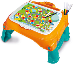 Clementoni - Sapientino - Tavolino Sempre con Te, Banchetto per Imparare a Scrivere, Leggere e Disegnare per Bambini 3+ Anni, 13346 Single