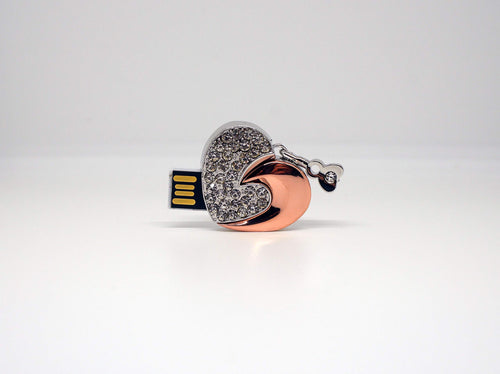 Cuore gioiello USB 2.0 32 Gb chiavetta pendrive Pennetta usb San... - Ilgrandebazar