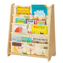 Carica l&#39;immagine nel visualizzatore di Gallery, SONGMICS Libreria di Tessuto per 62 x 28 x 72 cm, Finitura Acero, Multicolore - Ilgrandebazar
