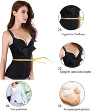 Carica l'immagine nel visualizzatore di Gallery, CHUMIAN Donna Corsetto Vita Dimagrante Body Modellante Cintura Intimo Shaper Training Vestiti Shapewear Contenitivo Snellente