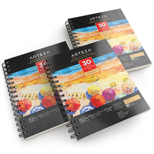 Arteza Blocco Disegno Acquerello A5 (14.8 x 21 cm), Set - Ilgrandebazar