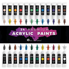 Carica l&#39;immagine nel visualizzatore di Gallery, 24 piece set (24 different colours), Black/Blue/Green/Grey/Orange/Red/Violet/White/Yellow - Ilgrandebazar