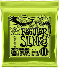 Carica l'immagine nel visualizzatore di Gallery, Cordes pour guitare électrique Ernie Ball Regular Slinky Nound - Calibre 10-46