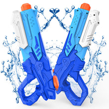 Carica l'immagine nel visualizzatore di Gallery, Kiztoys Pistola Acqua, 2 Pack Giocattoli Pistole ad Acqua 600ML, con Alta Capacità super liquidator, Acqua Giocattolo per Bambini e Adulti, per Feste All'aperto Piscina Estiva Sulla Spiaggia
