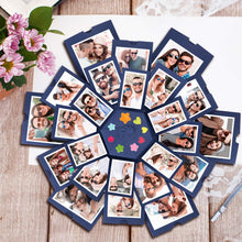 Carica l&#39;immagine nel visualizzatore di Gallery, WisFox Explosion Box, Creativo Fai Da te a Sorpresa Esplosione Regalo Blu - Ilgrandebazar