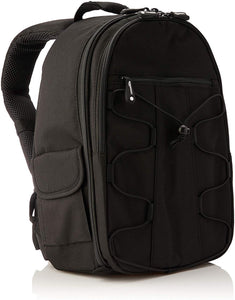 AmazonBasics- Zaino per fotocamera SLR + accessori, colore: Nero - Ilgrandebazar