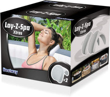 Carica l'immagine nel visualizzatore di Gallery, Bestway 58580 | Lay-Z-Spa - Cuscino per Idromassaggio , 2 Pezzi bianco
