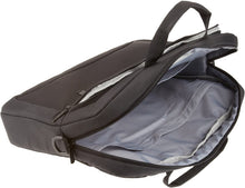 Carica l'immagine nel visualizzatore di Gallery, AmazonBasics - Borsa a tracolla per laptop, computer e tablet da 15.6'' (40 cm), nero, confezione da 1