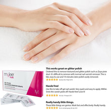 Carica l&#39;immagine nel visualizzatore di Gallery, Mylee Salviette levasmalto pre-imbevute con solvente per smalto gel, Professionali, Per manicure e pedicure, Veloci e facili da usare (100 salviette)