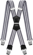 Carica l&#39;immagine nel visualizzatore di Gallery, Bretelle Uomo Donna X Forma Elastici Registrabili Clip molto forti Colori... - Ilgrandebazar