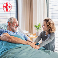 Carica l'immagine nel visualizzatore di Gallery, AIESI® Materasso Antidecubito a bolle d'aria con compressore regolabile a ciclo alternato DOCTOR MATTRESS, 130 Celle, Portata 150 Kg, Super-silenzioso, Ganci in acciaio, Garanzia Italia 24 mesi