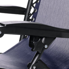 Carica l&#39;immagine nel visualizzatore di Gallery, AmazonBasics - Sedia a gravità zero, Blu - Ilgrandebazar