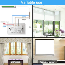 Carica l&#39;immagine nel visualizzatore di Gallery, LoraTap Interruttore WiFi per Tenda, Interruttore Tattile Controllo APP o Vocale di Alexa Echo e Google Home, Interruttore Timer Telecomando per 600W CA Persiane Avvolgibili e Tapparelle Motore