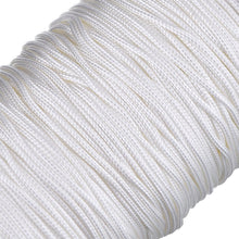 Carica l&#39;immagine nel visualizzatore di Gallery, Xutong, Rocchetto di filo intrecciato bianco, 99,7 m, cordoncino Bianco