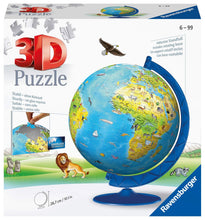 Carica l'immagine nel visualizzatore di Gallery, Ravensburger 12340 Globo 3D Puzzle, 180 Pezzi, Multicolore, Età Raccomandata 7-12 Anni, Dimensioni 26.7 x 23 cm