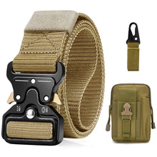 Carica l&#39;immagine nel visualizzatore di Gallery, BESTKEE Cintura Tattica da Uomo 1,5&quot; Regolabile in Nylon Stile Militare con...
