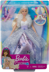 Barbie- Dreamtopia Bambola Principessa Magia d'inverno Giocattolo per Bambini 3+ Anni, GKH26