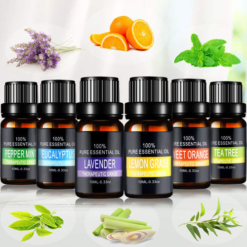 Olio Essenziale Set, Joylink Aromaterapia Biologici Puri... - Ilgrandebazar