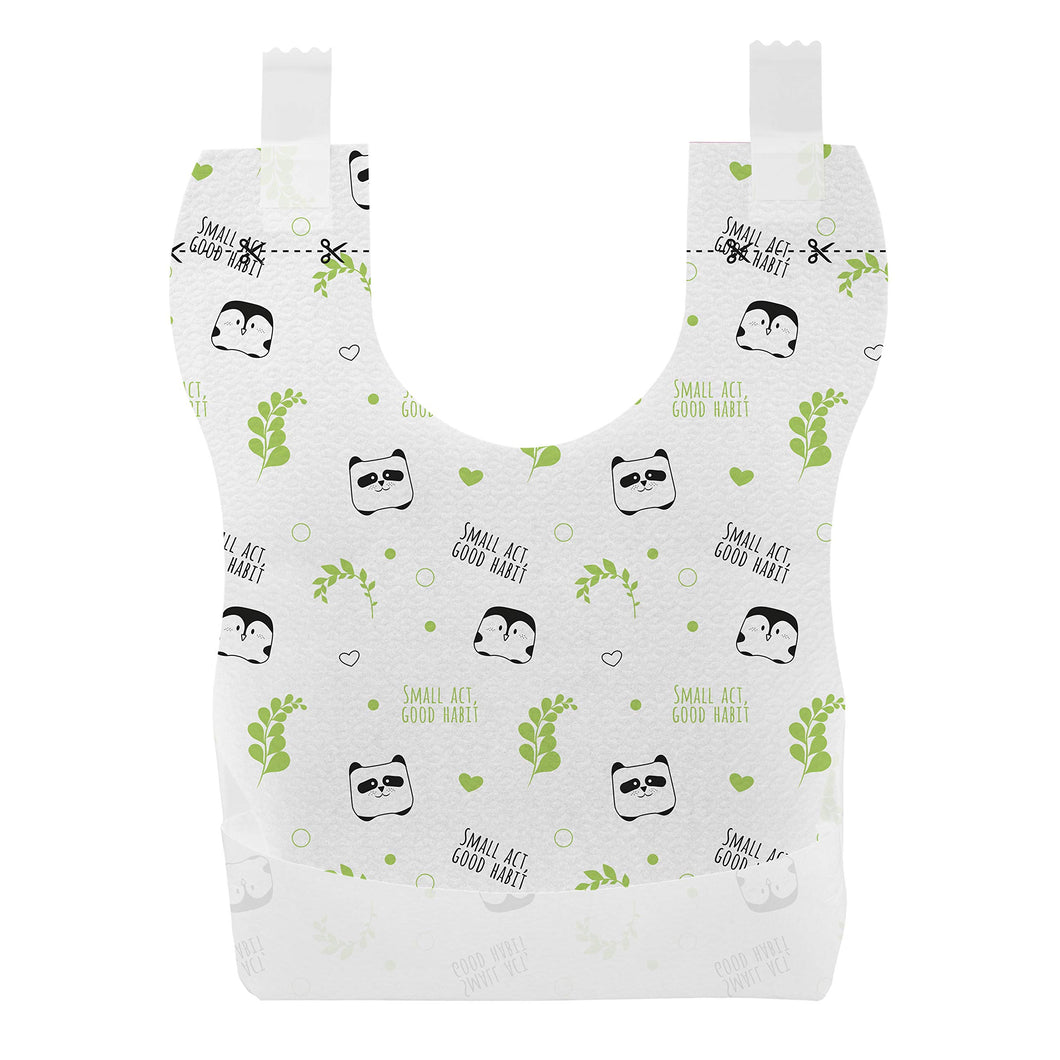 Chicco Bavaglini Neonato Monouso Compostabili, Bavaglini Usa e Getta Ecologici Assorbenti e Impermeabili, Bavette Pappa per Bebè e Bambini da Casa e da Viaggio, 36 Pezzi - Accessori Neonato 6+ Mesi