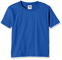 Carica l&#39;immagine nel visualizzatore di Gallery, Fruit of the Loom Sofspun T-Shirt, Deep Navy, 12-13 Anni da Bambino, Unisex - Ilgrandebazar