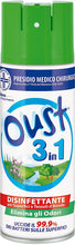 Carica l&#39;immagine nel visualizzatore di Gallery, Oust 3 in 1 Spray Disinfettante 400 ml, per Superfici e Tessuti, Uccide il 99,9% dei Batteri ed Elimina gli Odori