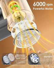 Carica l&#39;immagine nel visualizzatore di Gallery, Dreamhigh® Electric Lint Shaver, 2 in 1 Togli Pelucchi Elettrico con Spazzola per Pelucchi, Ricaricabile Leva Pelucchi Elettronico con Display LED, 3 Velocità Testa a 6 Lame (Nero)
