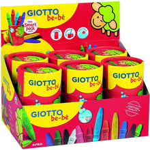 Carica l'immagine nel visualizzatore di Gallery, Giotto Bebè- Barattolo pastelloni a Cera, Colori Assortiti, 472100