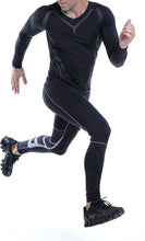 Carica l&#39;immagine nel visualizzatore di Gallery, AMZSPORT di Sport degli Uomo Compressione calzamaglia Baselayer Pantaloni leggings sportivi