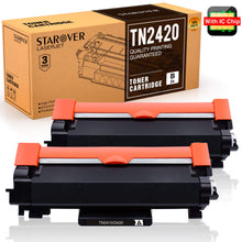 Carica l&#39;immagine nel visualizzatore di Gallery, [Con Chip] STAROVER TN-2420 TN2420 Cartuccia Toner 2 Pacco (2 Nero)