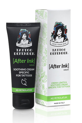 Tattoo Defender After Ink Nature - Crema Lenitiva Idratante per la Cura 50 ml - Ilgrandebazar