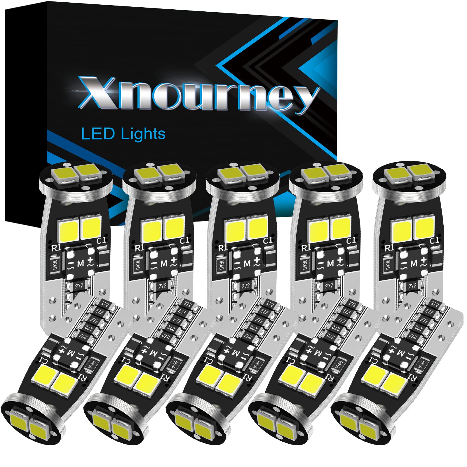 Lampadine LED W5W T10 OUSHI - 10 Pezzi Blu Ghiaccio 12V, Per Luci Auto Interne E Targa - Foto 10