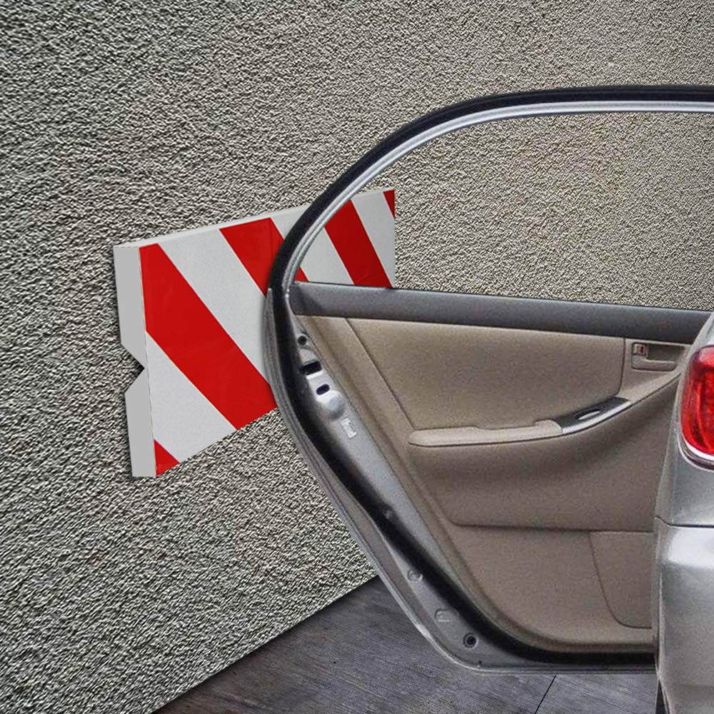 Paraspigoli Per Colonna Garage - 2 Pezzi, Schiuma EVA Giallo/Nera, Autoadesivo, Antiuurto - Foto 10