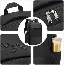Carica l'immagine nel visualizzatore di Gallery, Besttravel Zaino PC Portatili,Zaino con tasca antifurto Impermeabile Zaino per Laptop con Porta USB,Zaino per Computer Affari da 15.6 Pollici Notebook,Zaino Lavoro Uomo per Casual Scuola Nero