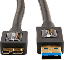 Carica l'immagine nel visualizzatore di Gallery, AmazonBasics - Cavo USB 3.0 A maschio / Micro B (0,9 m)