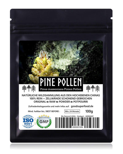 PINE POLLEN (Polline di pino) - Raccolta naturale selvaggia | Qualità...