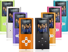 Carica l'immagine nel visualizzatore di Gallery, 16GB Lettore MP3, Tabmart Metal Hi-Fi Capacità Di Musicale Portatile Lettore MP3 Sound MP4 Lettore Multifunzione 15 Ore Di Riproduzione Continua, Blu