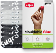 Carica l'immagine nel visualizzatore di Gallery, Sugru I000449 - Pasta adesiva modellabile, Nero, bianco e grigio, 8 confezioni monodose