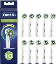 Carica l'immagine nel visualizzatore di Gallery, Oral-B CrossAction Testine di Ricambio per Spazzolino Elettrico con Tecnologia CleanMaximiser, Confezione da 10 Pezzi, Pacco Adatto alla Buca delle Lettere