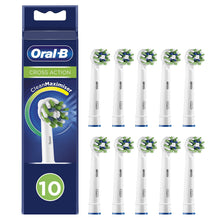 Carica l'immagine nel visualizzatore di Gallery, Oral-B CrossAction Testine di Ricambio per Spazzolino Elettrico con Tecnologia CleanMaximiser, Confezione da 10 Pezzi, Pacco Adatto alla Buca delle Lettere