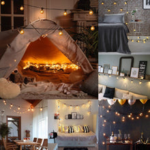 Carica l&#39;immagine nel visualizzatore di Gallery, Catena Luminosa Esterno,VIFLYKOO 36 FT Catena Luci Stringa con 30 lampadine 5 lampadine di Ricambio G40 Bianco Caldo Impermeabile Decorazione da Esterno e Interno per Festa,Giardino, Natale,Matrimonio