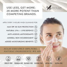 Carica l&#39;immagine nel visualizzatore di Gallery, Crema Solare Minerali SPF 50 Eclat - Mineral Sunscreen Standart - Ilgrandebazar