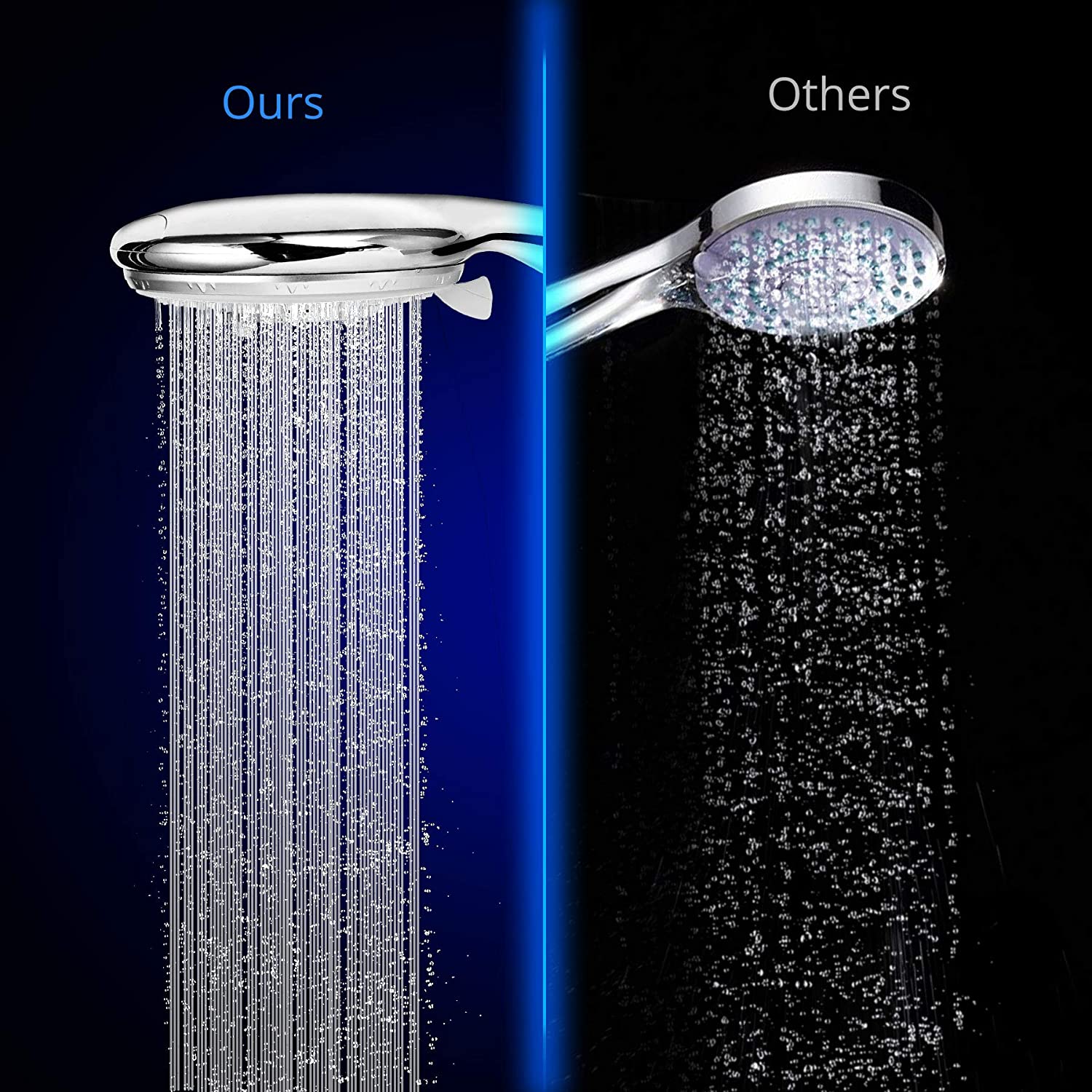 Soffione Doccia Cilindrico INEX - Tubo In Acciaio Inox 175 Cm, Cromato, Risparmio Acqua - Foto 12