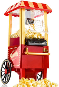 Gadgy Popcorn Machine - Retro Macchina Pop Corn Compatta, Aria Calda Senza...